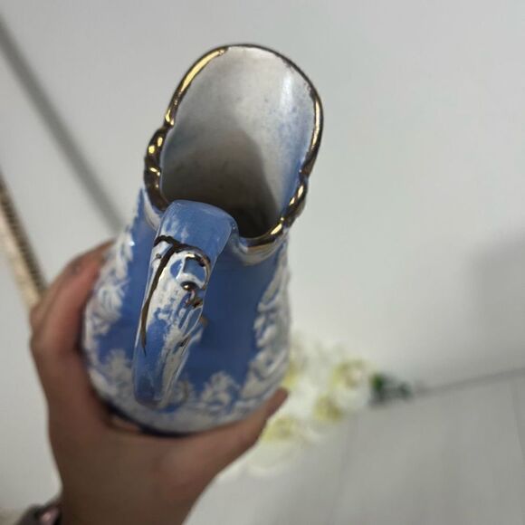 1965 Vintage Ceramic Pitcher 6.5in. - Picture 9 of 11